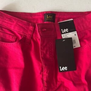 Lee Hot magenta Jeans 5” inseam